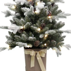 Arbre De Noël Artificiel Illuminé De 48 Po En Pot Par Holiday Living, 50 Lumières DEL 5 Arbre De Noël Artificiel Illuminé De 48 Po En Pot Par Holiday Living, 50 Lumières DEL -Décoration De Noël 43445228c L