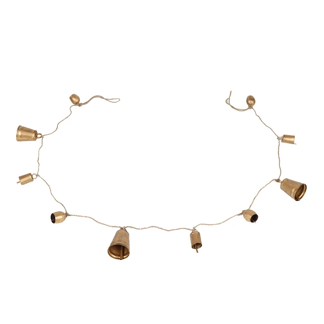 Cloche De Noël Suspendue Holiday Living Doré 95 Po 1 Cloche De Noël Suspendue Holiday Living Doré 95 Po